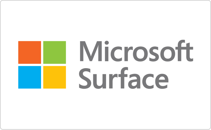 Microsoft Surface with ŷAƬ